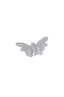 18 Kt White Gold Full Cut Diamond Ring