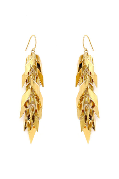 Gold Plated Dangler Earrings