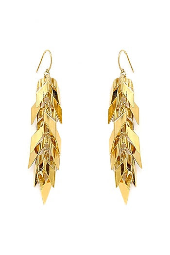Gold Plated Dangler Earrings