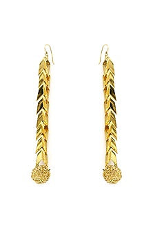 Gold Plated Dangler Earrings