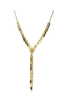 Gold Plated Cleavage Necklace