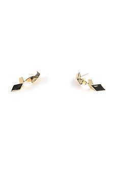 Gold Plated Handcrafted Dangler Earrings