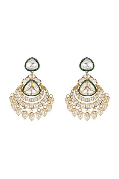 Gold Plated Vellore Dangler Earrings