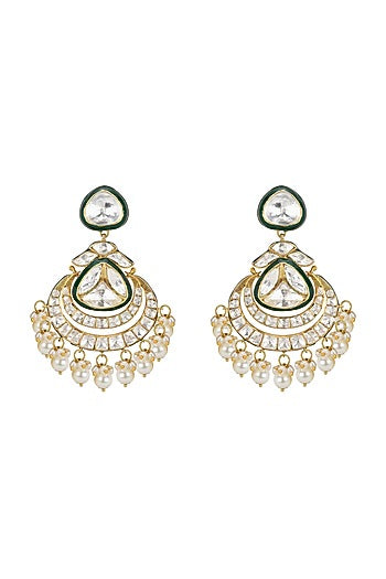 Gold Plated Vellore Dangler Earrings
