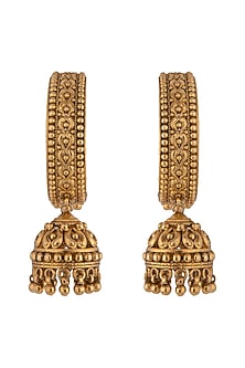 Gold Plated Jhumki Earrings