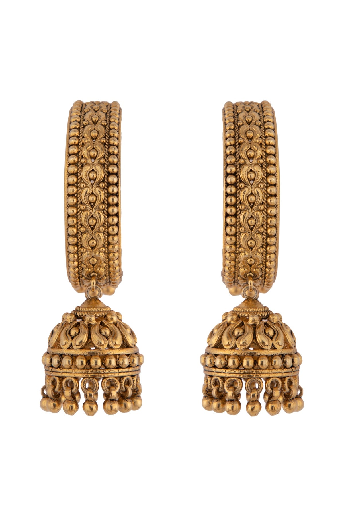 Gold Plated Jhumki Earrings
