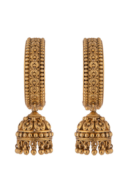 Gold Plated Jhumki Earrings