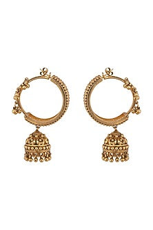Gold Plated Jhumki Earrings