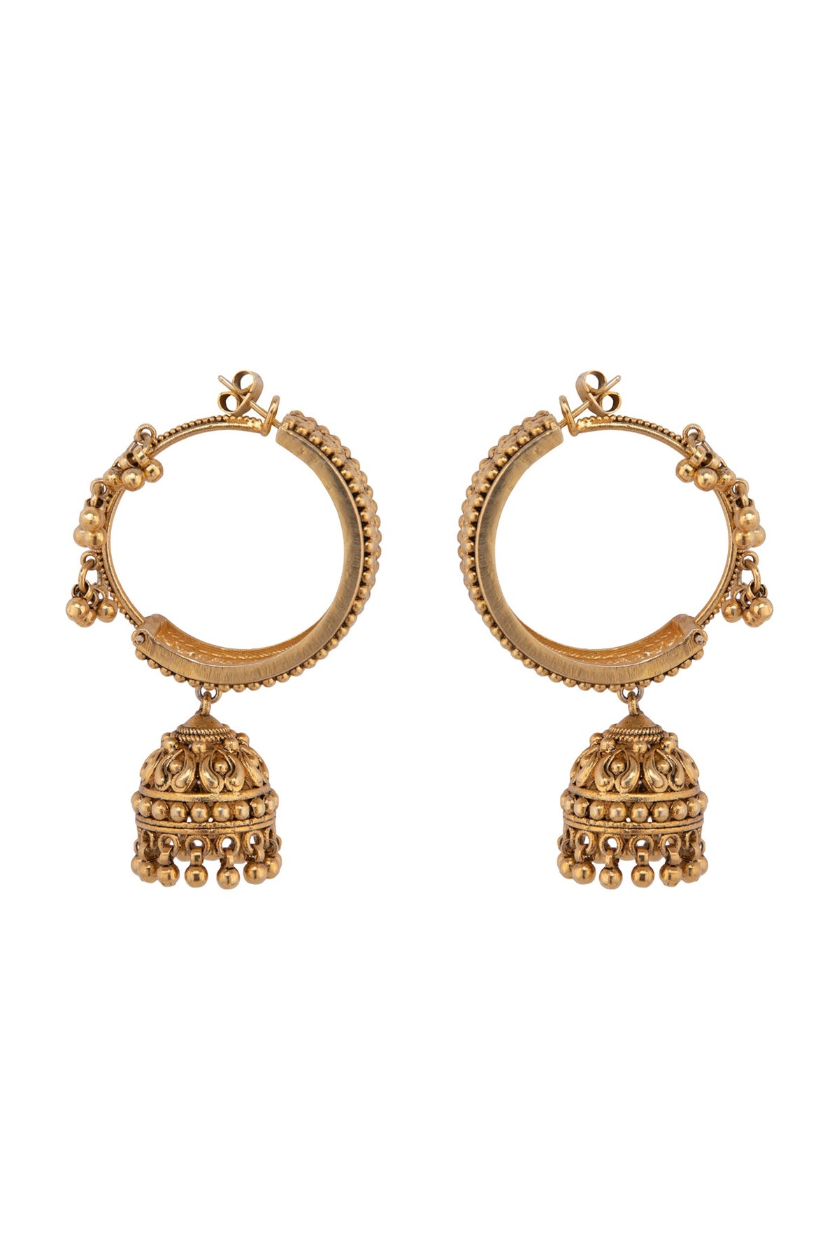 Gold Plated Jhumki Earrings
