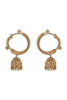 Gold Plated Jhumki Earrings