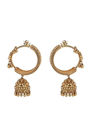 Gold Plated Jhumki Earrings