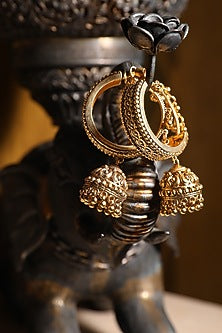 Gold Plated Jhumki Earrings