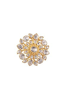 Gold Plated Polki Ring
