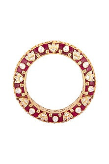 Gold Plated Pearls Kada