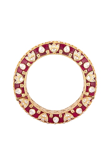 Gold Plated Pearls Kada