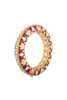 Gold Plated Pearls Kada