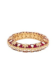 Gold Plated Pearls Kada