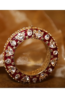 Gold Plated Pearls Kada