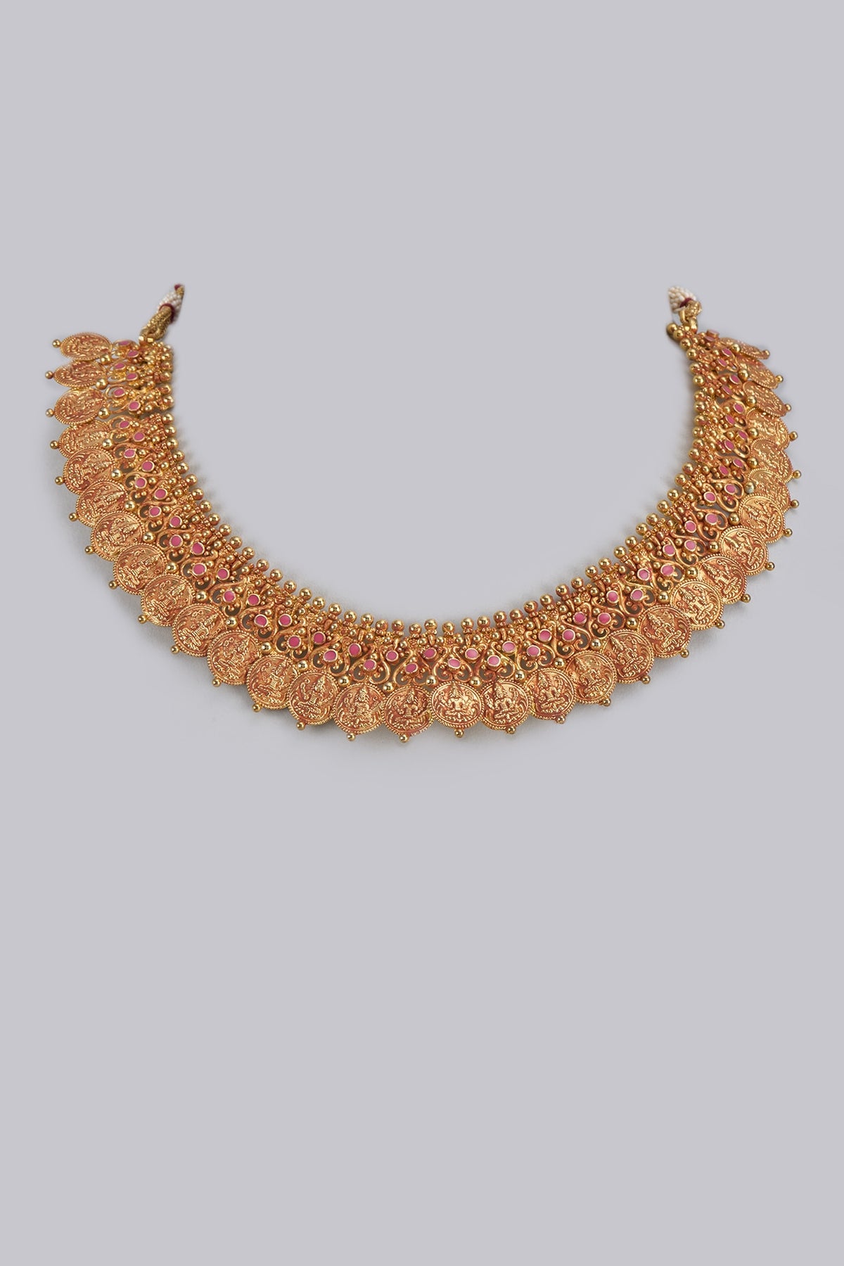 Gold Plated Necklace In Sterling Silver