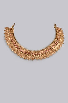 Gold Plated Necklace In Sterling Silver