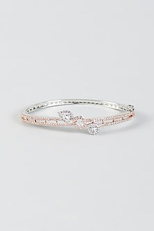 Two Tone Finish Mixed Metal Bracelet