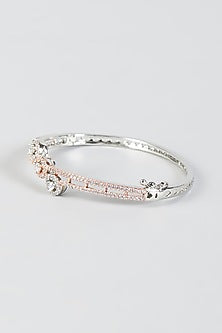 Two Tone Finish Mixed Metal Bracelet