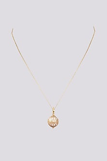 Gold Finish Pendant Necklace
