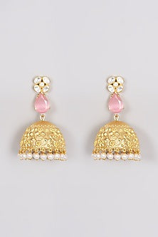 Gold Finish Beaded Necklace Set