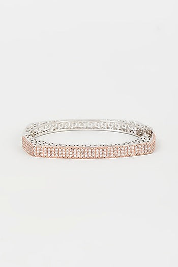 Rose Gold Finish Zircon Bracelet