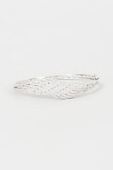 White Finish Zircon Bracelet