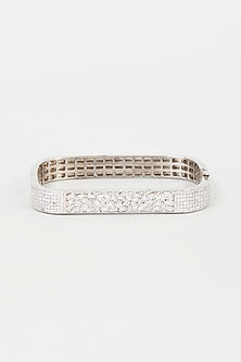 White Finish Zircon Bracelet