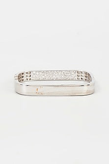 White Finish Zircon Bracelet