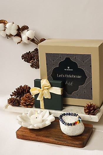 Candle Holder & Bracelet Festive Gift Hamper