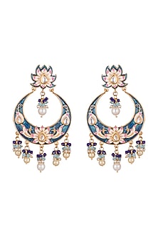 Gold Plated Swarovski Beads Earrings