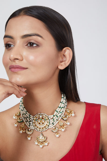 Gold Plated Choker Necklace