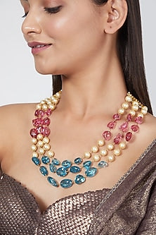 Gold Plated Beads Necklace