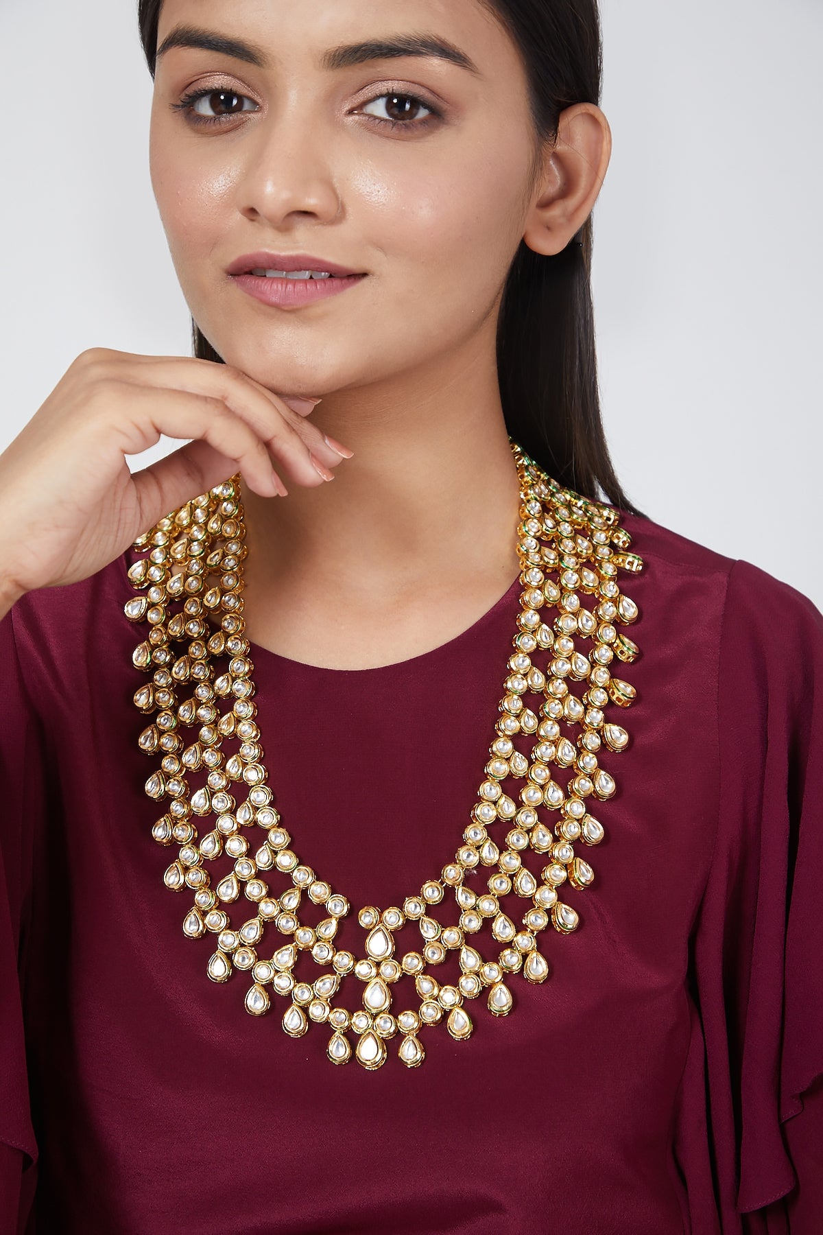 Gold Plated Long Necklace