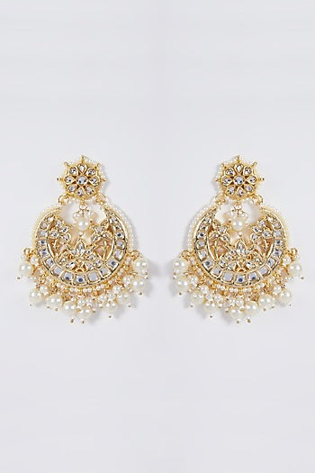 Gold Plated Chandbali Earrings