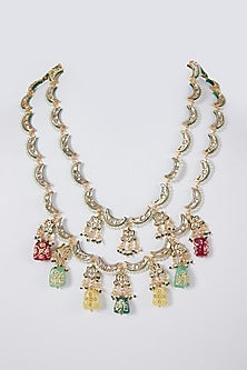 Gold Plated Meenakari Necklace