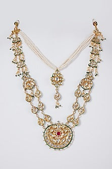 Gold Plated Kundan Necklace