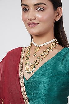 Gold Plated Kundan Necklace