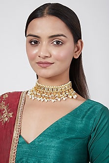 Gold Plated Choker Necklace