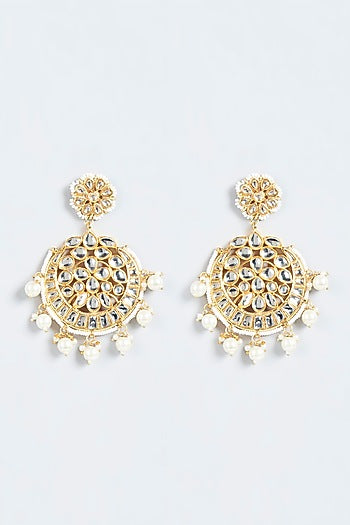 Gold Plated Pearl Earrings