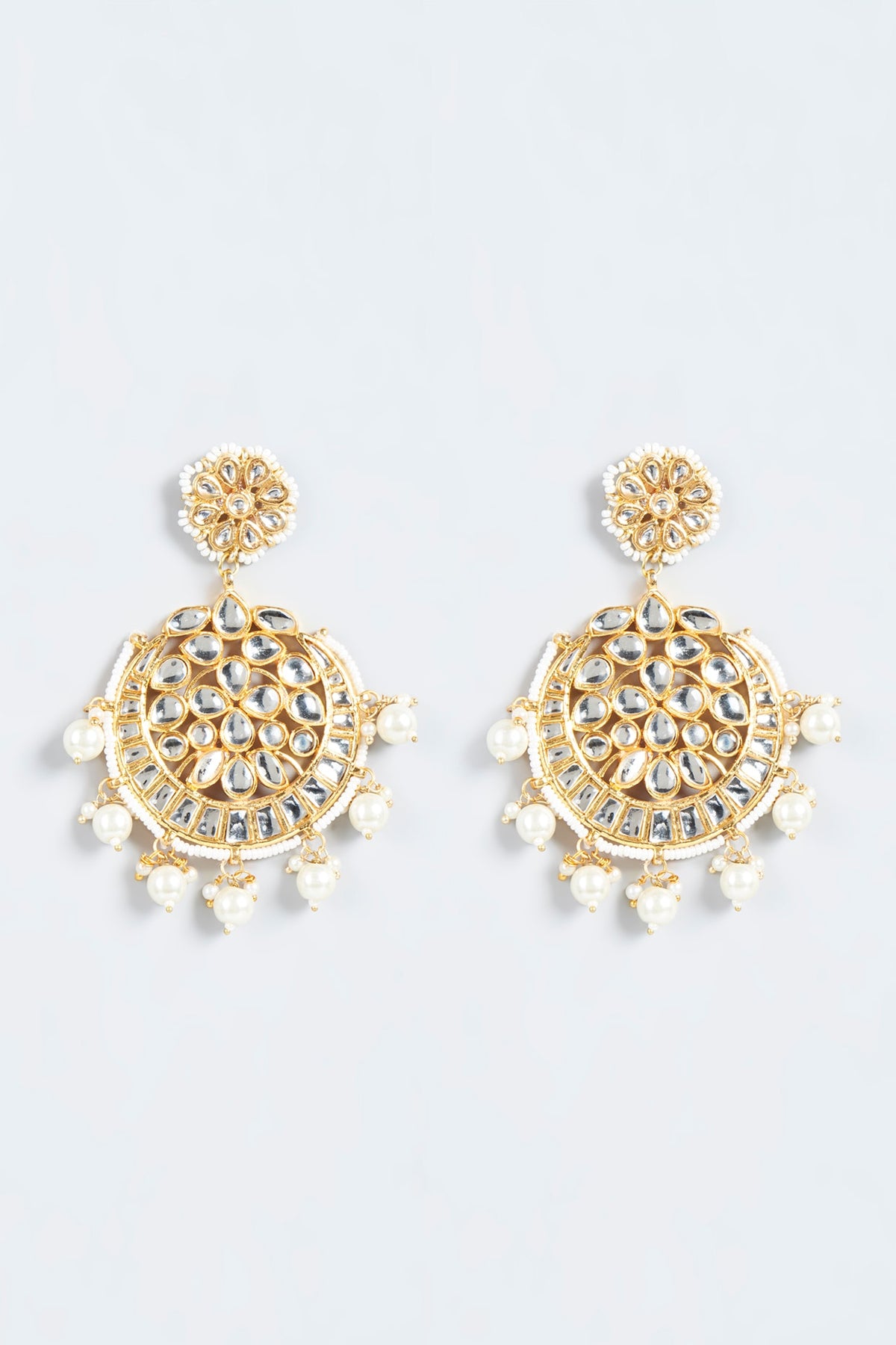 Gold Plated Pearl Earrings
