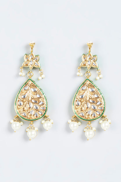 Gold Plated Meenakari Necklace Set