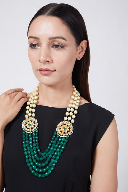 Gold Plated Meenakari Necklace
