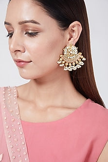 Gold Plated Dangler Earrings
