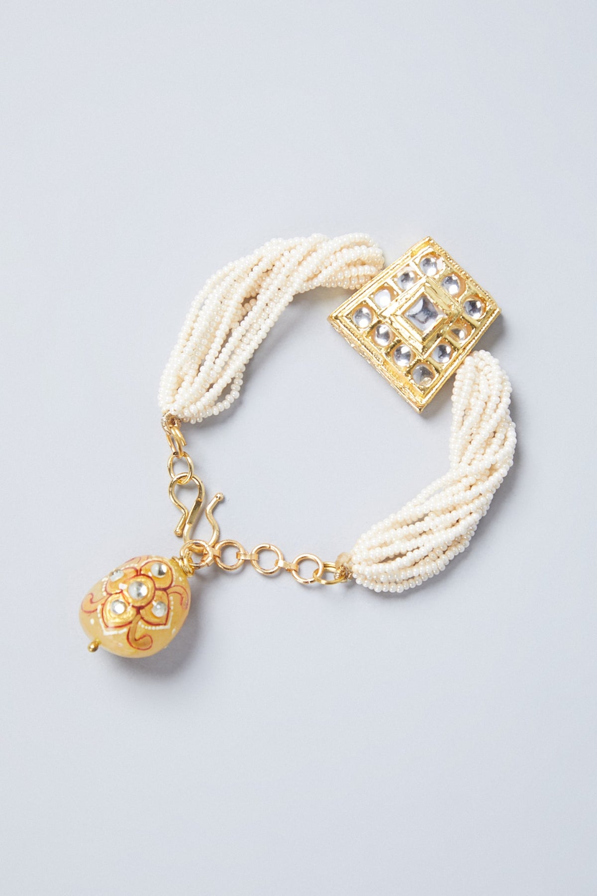 Gold Plated Pearl Bracelet