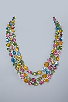 Multi Colored Layered Necklace