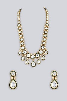 Gold Plated Meenakari Necklace Set